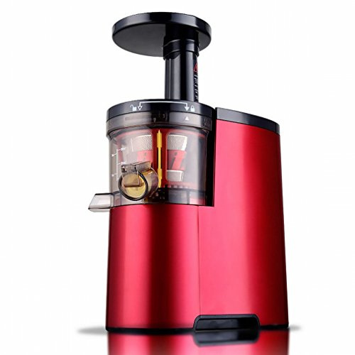 H Juicer Elettrodomestici Multifunzionali Multifunzionali Di Macchine per Succo Di Frutta Succo Di Frutta a Bassa Velocità Macchina Doni Succosa,Rosso