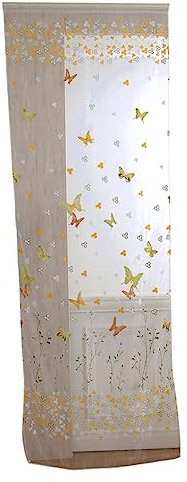 Zerodeko Vorhänge Vorhang Fensterabdeckungen, Rollos Kleiner Schmetterling Glastür Jalousie