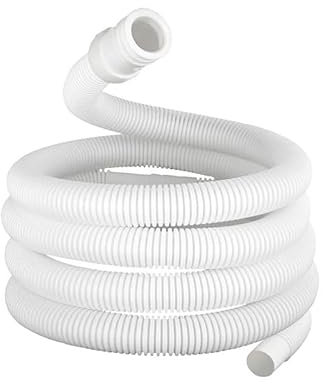 ZHAOSHIXU Waschmaschine Verlängerung 1M-5M 15mm x 16mm Weiß Ablaufschlauch for Klimaanlage oder Waschmaschine Einlassrohr Sanitärschläuche(1M)