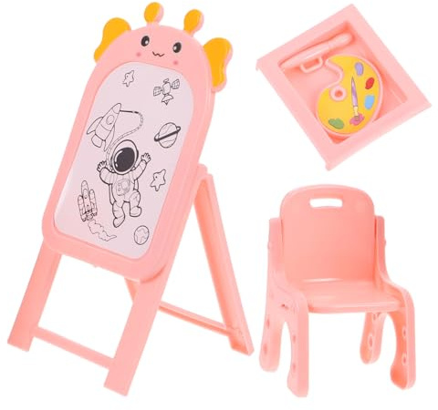 ERINGOGO 1 Set Simulation Chevalet Ornements Petits Jouets pour Enfants Accessoires pour Filles Enfants Jouets s Chevalet Jouet Maison La Maison B Décoratif Mini