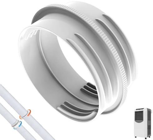 Klimaanlagen Abluftschlauch Adapter,130mm innen/150mm Außen,Klimaanlagen Abgasschlauchkupplung,Klimaanlage Abgasschlauchanschluss,Klimaanlagen-Schlauchkupplung Für AC-Abluftschlauch