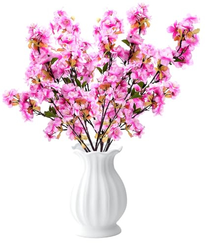 CFifHtOL Rami di ciliegio artificiali, fiori artificiali per rami di fiori di ciliegio
