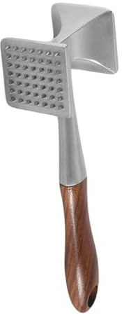 Ciieeo Martello Batticarne Doppia Faccia in Lega di Zinco Chiodi per Intenerire Carne e Verdure Surgelate Strumento per Battitura e Pulizia Facile in Lavastoviglie