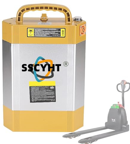SSCYHT 24v28ah a, Batterie Lithium 24 V 28 Ah pour transpalette électrique, 48 V 15 Ah 20 Ah, avec Protection Multiple pour Chariot élévateur CBD15J/20J-LI2.