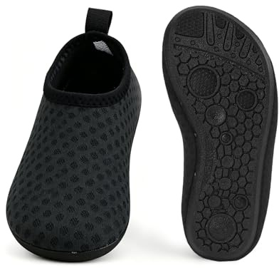 InfiniZer Kids Water Shoes Toddler Swim Beach Pool Shoes for Boys Girls Quick Dry Non-Slip Barefoot Aqua Socks Children