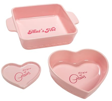 Paris Hilton 3pc Ceramic Baker Set PK