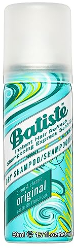 Batiste Champú en Seco Original - con Una Fragancia Limpia y Clásica, Pelo con Aspecto Limpio y Fresco, Spray, Tamaño Viaje, Fresh, 50 ml (Paquete de 1)
