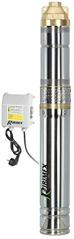Ribimex PRPGP750/150 Pompe submersible à vis 750 W Argent, 64 x 9 cm