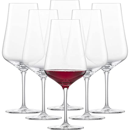 Schott Zwiesel 7544270 Fine Caja de 6 Vasos de Patas Cristal Transparente, Cristal, Transparente, 9,7x9,7x24,3 cm