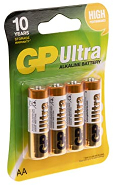 GP Batteries Ultra Alkaline 151001 household battery Single-use battery AA Alkaline 1.5 V