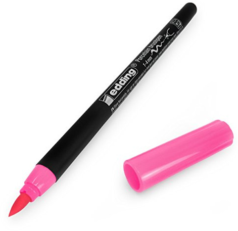 Edding 4200 Porzellan-Pinselstift 1-4 mm Spitze Einzeln Pink #9