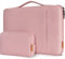 DOMISO 14 Zoll Laptoptasche Hülle Wasserdicht Laptop Sleeve PC Case Notebook Schutztasche für 15 Zoll MacBook Pro/14 Acer Swift 3/HP Chromebook 14 Pavilion x360/lenovo ThinkPad X1 Carbon, Rosa