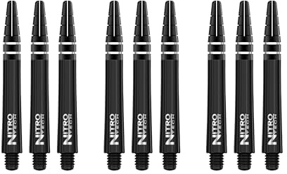 RED DRAGON Nitrotech Intermediate Dart-Stiele - 3 Sets pro Packung (insgesamt 9 Stiele)