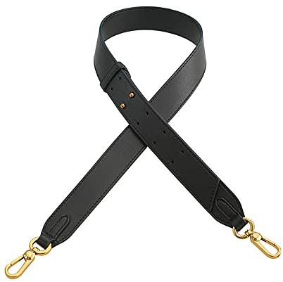 Geldbörse Strap Bag Strap Bag Zubehör für Geldbörse Umhängetasche Umhängetasche Handtaschen Ersatz Goldspange Schwarz