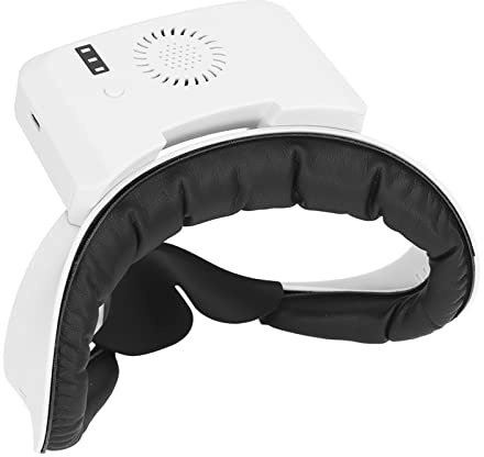 Ventilador de Refrigeración VR para 2, Ventilador de Circulación de Aire de Refrigeración Antivaho de 3 Velocidades con Almohadilla de Interfaz Facial Suave PU Foma
