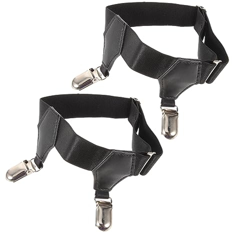 minkissy 2stücke Strumpfhalter Clips Für Herren rutschfeste Sockenklemmen Verstellbare Straps Für Garter Socken Für Täglichen Gebrauch Und Besondere Anlässe Komfortabel Und Praktisch