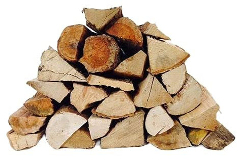 Birch Kiln Dried Oak Firewood - Pizza Oven Wood - Hardwood Logs for Wood Burners - Perfect for Fire Pits, Chimineas, Fireplaces and Campfires - Dried Under 20% - 50L Sack