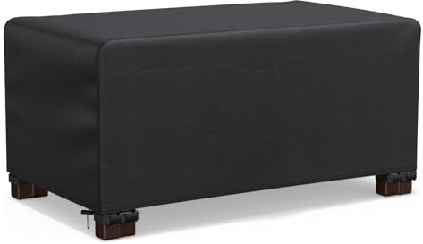 OOOXZO Housse de Protection Table de Jardin Rectangulaire 250x130x80cm/LxWxH Bache de Protection Exterieur Table imperméable - Coupe-Vent - Résistante aux UV - Housses pour Mobilier De Jardin