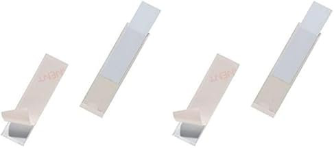 Durable Selbstklebetasche Pocketfix für Einsteckschilder, 75 x 18 mm, 10 Stück, transparent, 807219 (Packung mit 2)