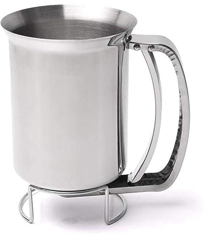 casstaly Mehlspender, Mehl-Teig-, Teigmischer, Teigtrichter zum Backen in der Küche zu Hause.