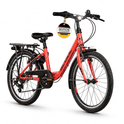 S’COOL Kinderfahrrad 20, 24, 26 Zoll, 6-Gang Kettenschaltung, Chix, Körpergröße 115–165 cm, 6–14 Jahre, Schulweg & Alltag, für Jungen & Mädchen