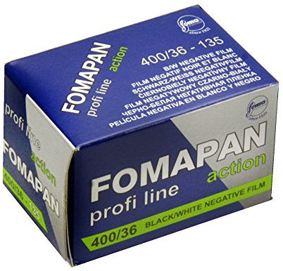 Foma Fomapan 400 ISO Pellicola negativa in bianco e nero, 35 mm, esposizione 36
