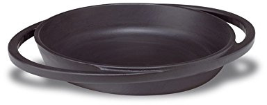 Pentole Agnelli COGHSMP20000M Mini Piatto in Ghisa, 2 Maniglie, Ghisa, 20 cm, Nero Opaco