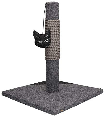 Rosewood 40146 Stylischer und Moderner Kratzstamm Aus Filz und Sisal Für Kleine Katzen, Anthrazit