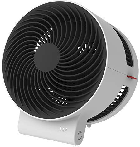 BONECO Ventilator F100 I Tischventilator I 3 Leistungsstufen I Touch-Bedienfeld I LED-Anzeige (weiß)