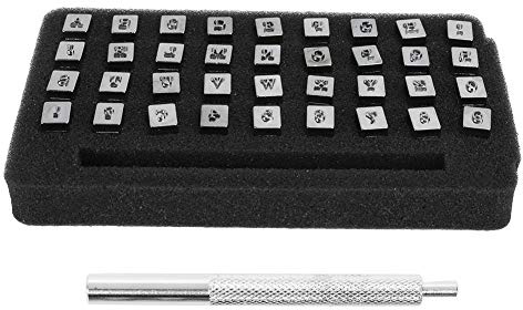 36Pcs Letter Alphabet und Number Stamp Punch Kit 3mm Leder Craft Carving Prägestempel Sattel Herstellung Werkzeuge für DIY Art Working