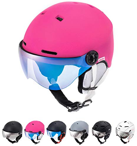 meteor Skihelm Kinder Snowboard Helm Herren Ski Helmet fur Mädchen Jungen Skihelm Damen