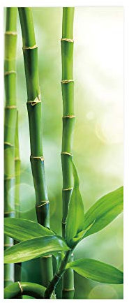 Pegatinas Puertas Decorativas 3D Bambú Autoadhesiva Extraíble Impermeable de Hogar Arte Moderno Puerta Vinilo Decorativo Pegatina Pared,Cristal,Cocina&Sala de Baño Puerta-77X200CM