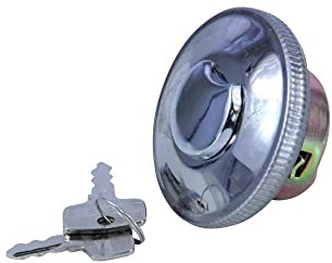 Citomerx Tankdeckel Benzintankdeckel chrom 40 mm abschließbar | Kompatibel mit FS1 DX RD 50 M YB 100