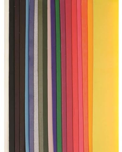 PAINT IT EASY NEU Verzierwachs/Wachsplatten/Wachsfolien-Set, 20 Stück Sortiert à 200 x 40 mm