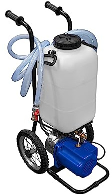 SUNEX® Stazione di riempimento e risciacquo 25L per sistemi chiusi Solarthermie | Per acqua, miscele acqua-glicole e liquidi di pulizia | Impianti solari, riscaldamento a pavimento o a parete