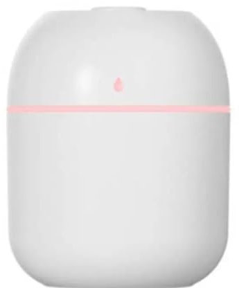 Difusor de Aromas Ultrasónico, Humificador con 9 Luces LED, Apagado Automático, Purificador de Aire, para Aceites Esenciales, Aromaterapia, Silencioso (Blanco)