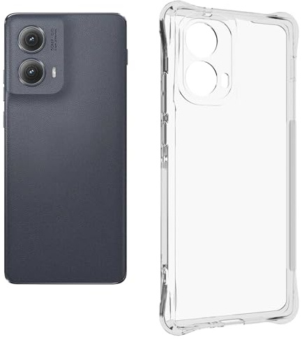 mtb more energy® Coque souple Armor compatible avec Motorola Moto Edge 5G (2024), coins renforcés, protection de l'appareil photo, en TPU 1,5 mm