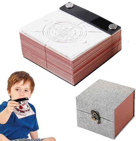 3D-Kalender, Notizblock, 3D-Notizblock, Kartenhandwerk aus 3D-Papier, Post-Notizblock, Notizblock, Papierskulptur, handzerrissenes Papier, für und Mädchen