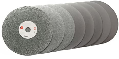 Disco Desbaste Hormigon, Disco de molienda de diamante de 6 pulgadas, 150 Mm, grano 60-3000, rueda abrasiva, disco de vuelta plano recubierto for joyas de piedras preciosas, cerámica de roca de vidrio