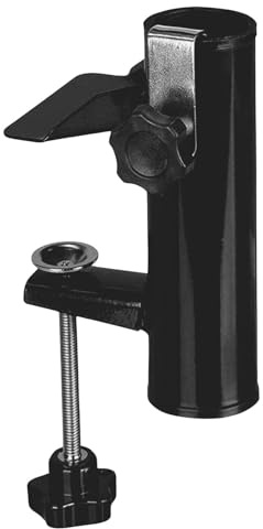 Sonnenschirmhalter – Halterung für Sonnenschirm, Metall, schwer, verstellbare Brückenmontage | Sonnenschirmhalter aus Eisen für Strand, Hof, Balkon, Terrasse, Boote, Para-Befestigung
