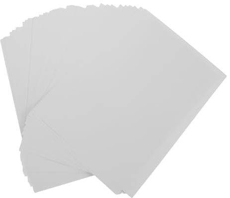 UPKOCH Feuilles Autocollantes pour Puzzles A4, 50 Pièces, Adhésif sans Colle Facile à Décoller Et Coller, Compatible Carton Et Bois, Conservation Et Encadrement pour Amateurs De Puzzles