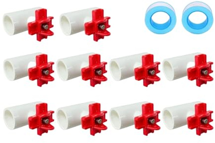 XINYIN Contenedor De Agua para Aves Corral Dispositivos Accionados por Resorte Gran Capacidad Bebedero Pollos Montaje Simple Bebedero Aves Corral A Prueba Fugas