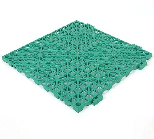 Azulejos de jardín de PVC reforzados, ideales para garaje, taller y suelos húmedos, 10 piezas