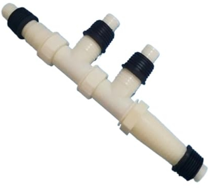 Washing Machine Outlet Hose Adapter Inlet Pipe Connector Basin Drain Tee Joint Splitter Drainage Coupling(R)