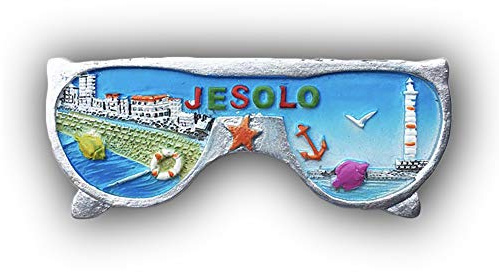 Jesolo Venedig Italien Kühlschrankmagnet 3D Reise Aufkleber Souvenirs, Harz Home & Kitchen Dekoration, Italien Kühlschrankmagnet aus China