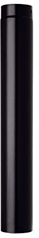 Stove Flue Pipe 1000mm x 5 inch 125 mm Dia by StoveMaestro Black Satin matt Stove Pipe for Wood Log Burning stoves