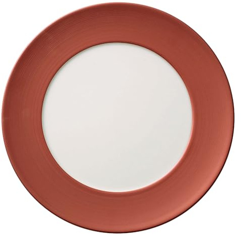 Villeroy & Boch - Manufacture Rock Glow Gourmetteller 32 cm Kupfer, Spülmaschinenfest, Mikrowellensicher, Esseller, Servierteller, Pizzateller, Servierplatte, Geschirr, Premium Porzellan