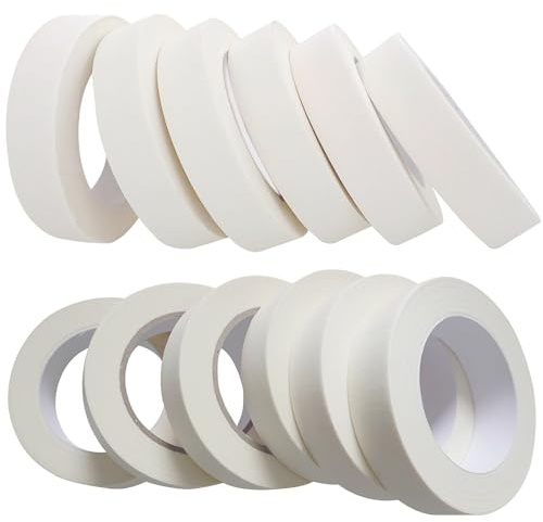 Masking Tape 1 Inch wide, 12 Rolls Painters Tape, Painter's Painting with Multi-Surface Adhesive Backing for Artist DIY Crafts, Arts, Decorations, Wall Painting 1 Inch x 55 Yards (660 Yards Total)