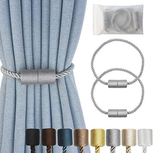 Magnetic Curtain Tiebacks Decorative Holdbacks Rope Tie Back Drapes Hangtty