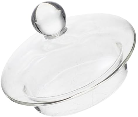 MAGICLULU Ersatzdeckel Für Teekanne Aus Hitzebeständigem Glas Kleiner Glasdeckel Für Teekessel Perfekte Abdeckung Zum Schutz Vor Auslaufen Ideal Für Haushalt Party Und Camping 2.56X2.56X1.77In